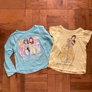Disney Princess Toddler Top Bundle